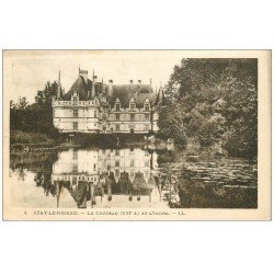 carte postale ancienne 37 AZAY-LE-RIDEAU. Château 1924 LL 4