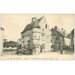 carte postale ancienne 37 BEAULIEU. Dépendances Abbaye 1922