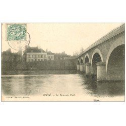 carte postale ancienne 37 BLERE. Nouveau Pont 1907