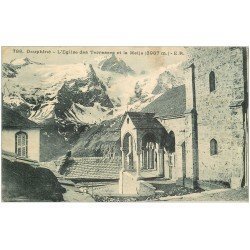 carte postale ancienne 05 MASSIF DE LA MEIJE. Eglise des Terrasses 1923