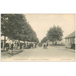 carte postale ancienne 37 CAMP DU RUCHARD. Perspective Rue Tramont