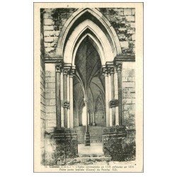 carte postale ancienne 37 CANDES. Eglise Porte