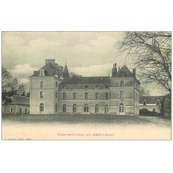 carte postale ancienne 37 CHATEAU DE CHAUDENAY 1910