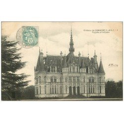 carte postale ancienne 37 CHATEAU DE COMACRE vers 1906