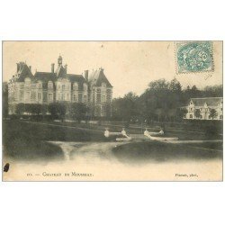 carte postale ancienne 37 CHATEAU DE MOOSSEAU 1907