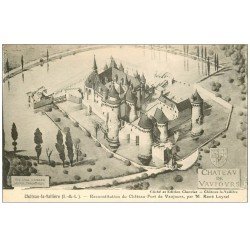 carte postale ancienne 37 CHATEAU-LA-VALLIERE. Château-Fort Vaujours