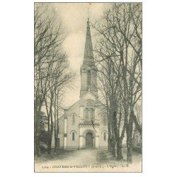 carte postale ancienne 37 CHATEAU-LA-VALLIERE. Eglise 1923