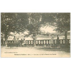 carte postale ancienne 37 CHATEAU-LA-VALLIERE. Maison de Santé 1929 Lac