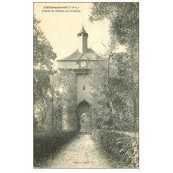 carte postale ancienne 37 CHATEAURENAULT. Entrée vers 1916