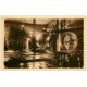 carte postale ancienne 37 CHATEAURENAULT. Pelanage et épilage des cuirs