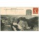 carte postale ancienne 37 CHATEAURENAULT. Vue ruines et Tour Carament 1913