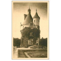 carte postale ancienne 37 CHENONCEAUX. Tour des Marques. Publicitaire Bruel Philatéliste à Villefranche-sur-Saône
