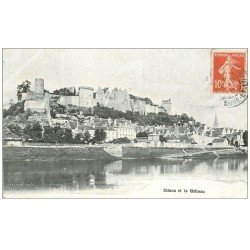 carte postale ancienne 37 CHINON. Château 1910