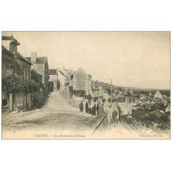 37 CHINON. La Descente du Château