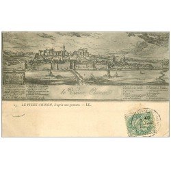 carte postale ancienne 37 CHINON. Le Vieux 1907