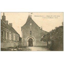 carte postale ancienne 37 CHISSEAUX. Eglise