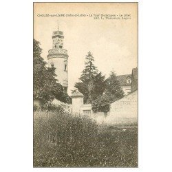 carte postale ancienne 37 CHOUZE-SUR-LOIRE. Le Lillet Tour Saint-Jacques 1926