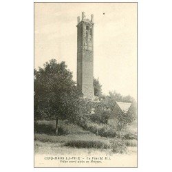 carte postale ancienne 37 CINQ-MARS-LA-PILE. Pilier en Briques