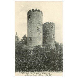 carte postale ancienne 37 CINQ-MARS-LA-PILE. Tours Château