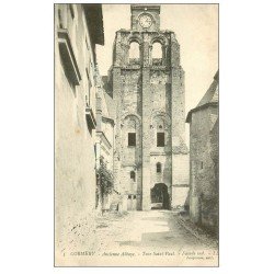 carte postale ancienne 37 CORMERY. Tour Saint-Paul abbaye