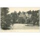 carte postale ancienne 37 COURCAY. Les Rochers et rameur sur l'Indre