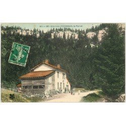 carte postale ancienne 01 Près Oyonnax. LE PERRET 1910