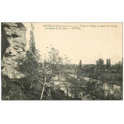 carte postale ancienne 37 COURCAY. Vallée au Moulin de la Doué