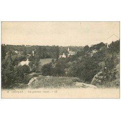 carte postale ancienne 37 COURCAY. Vue générale