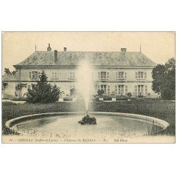 carte postale ancienne 37 GENILLE. Château Rassay 1915