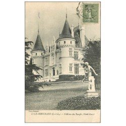 carte postale ancienne 37 ILE-BOUCHARD. Château du Temple 1919