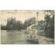 37 IZEURS. Rameur sur la Creuse vue du Moulin 1917. Eolienne