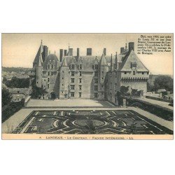 carte postale ancienne 37 LANGEAIS. Château façade