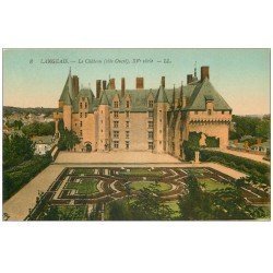 carte postale ancienne 37 LANGEAIS. Château. Ouest