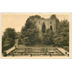 carte postale ancienne 37 LANGEAIS. Château. Ruines Jardin