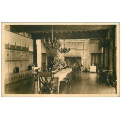 carte postale ancienne 37 LANGEAIS. Le Château Salle à manger