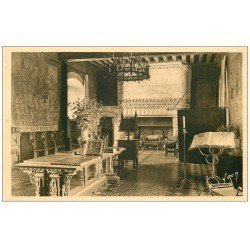 carte postale ancienne 37 LANGEAIS. Le Château Salon