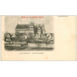 carte postale ancienne 37 LANGEAIS. Le Château vers 1900. Quina