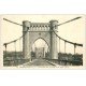 carte postale ancienne 37 LANGEAIS. Pont Suspendu 1937