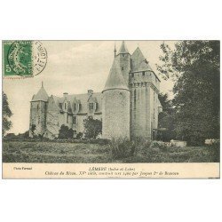 carte postale ancienne 37 LEMERE. Château du Rivau 1915