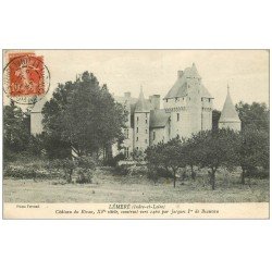 carte postale ancienne 37 LEMERE. Château du Rivau 1916