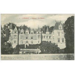carte postale ancienne 37 LIMERAY. Château Le Plessis 1906