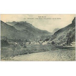carte postale ancienne 05 NEVACHE. Ville Haute et Col de Buffière 1926