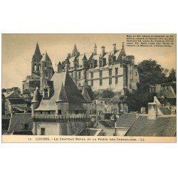 carte postale ancienne 37 LOCHES. Château Porte Cordeliers
