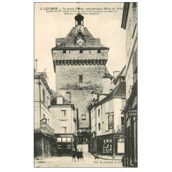 carte postale ancienne 37 LOCHES. La Porte Hôtel de Ville