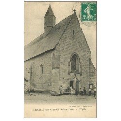 carte postale ancienne 37 MARCILLY-SUR-VIENNE. L'Eglise