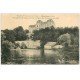 carte postale ancienne 37 MONTBAZON. Château Puy Artigny 1923 Roue à Eau