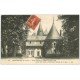 carte postale ancienne 37 MONTBAZON. Porte entrée Château 1919 Jardinier