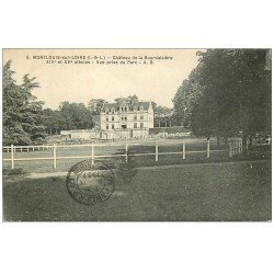 carte postale ancienne 37 MONTLOUIS-SUR-LOIRE. Château Bourdaisière 1937