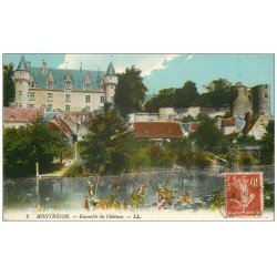carte postale ancienne 37 MONTRESOR. Ensemble Château 1912
