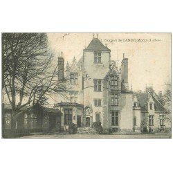 carte postale ancienne 37 MONTS. Château de Candé 1908